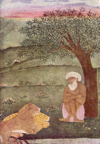 Dervish with lion and tiger